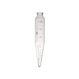 Tubos de Centrífuga Graduados de Vidrio 100 ml - Caja de 3 Unidades