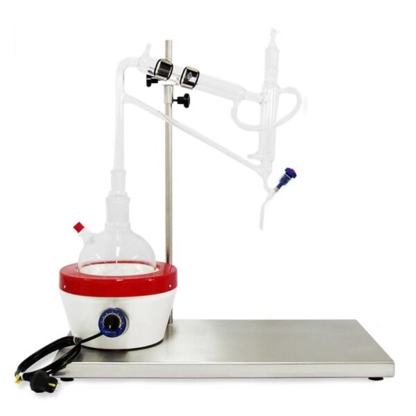Destilador de Aceites Esenciales de 2 Litros con Manta Calefactora - Image 1