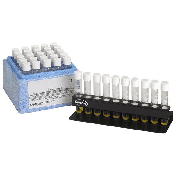 Viales de Digestión COD Rango Ultra Bajo 1-40 mg/L - Paquete de 25