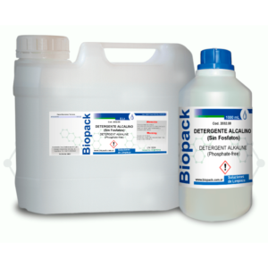 Detergente Alcalino Concentrado Sin Fosfatos 1000ml - BIOPACK