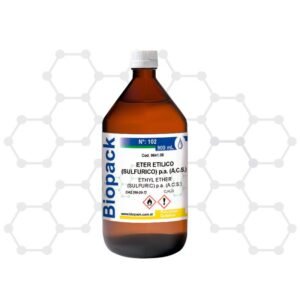 Éter Etílico Sulfúrico P.A. (ACS) 900 ml - Biopack