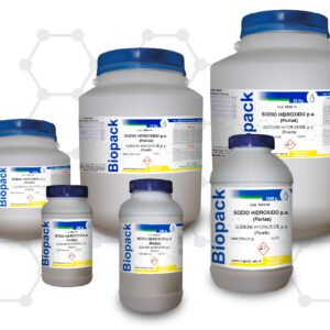 Hidróxido de Sodio P.A. (Perlas) 250g - Biopack