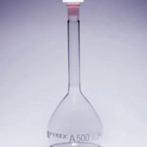 Matraces Aforados de Vidrio 100 ml con Tapa Plástica y Certificado