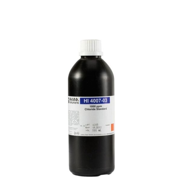 Solución Estándar ISE Cloruro 1000 mg/L Trazable NIST - 500 mL