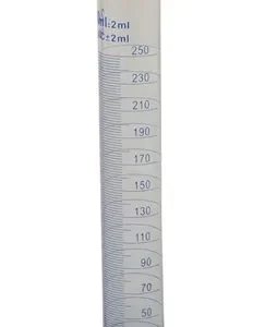 Probetas Graduadas de Vidrio con Base Plástica 250 ml - Pack de 2